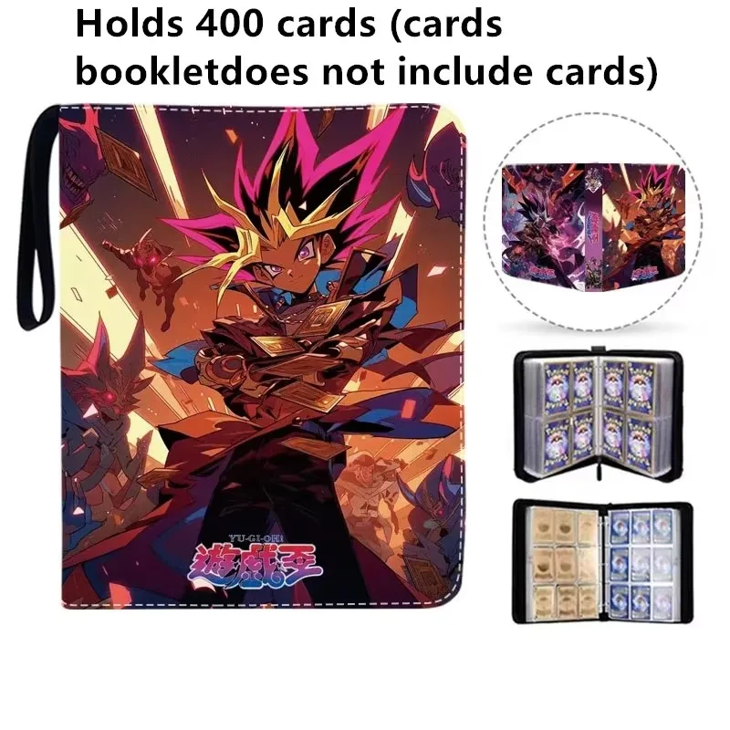 400 قطعة/900 قطعة بطاقة ألبوم كتاب أنيمي يو جي أوه جمع بطاقة سستة أرواق لعب الموثق حامل الاطفال هدية