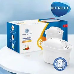 Nuovo 2/6 pezzi per la sostituzione della cartuccia dei filtri dell'acqua Brita Maxtra che riduce le cartucce filtranti del cloro Limescale per la cucina