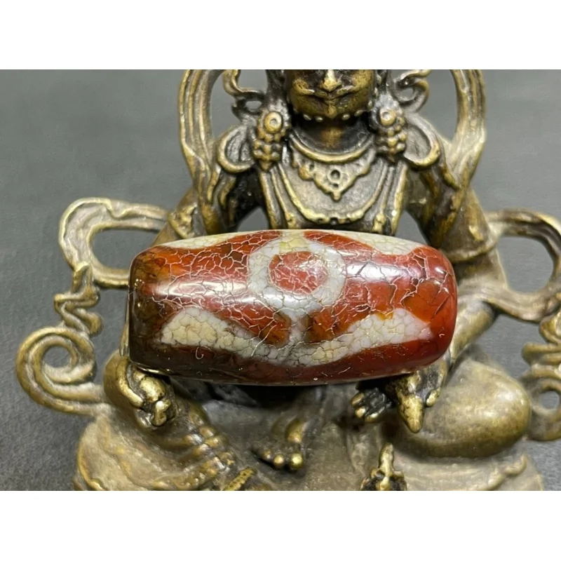 

Tibetan Nepalese Himalayan Ancient agate Old Dzi Talisman Eye Beads Amulet