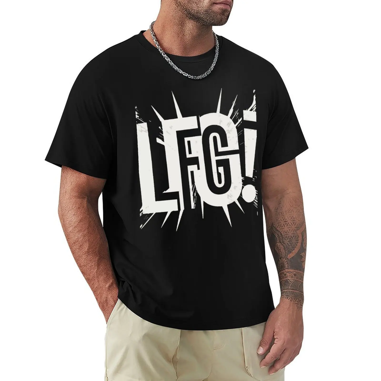 

LFG! T-Shirt Aesthetic clothing basketball graphic tees tshirts personalised Men's cotton t-shirt