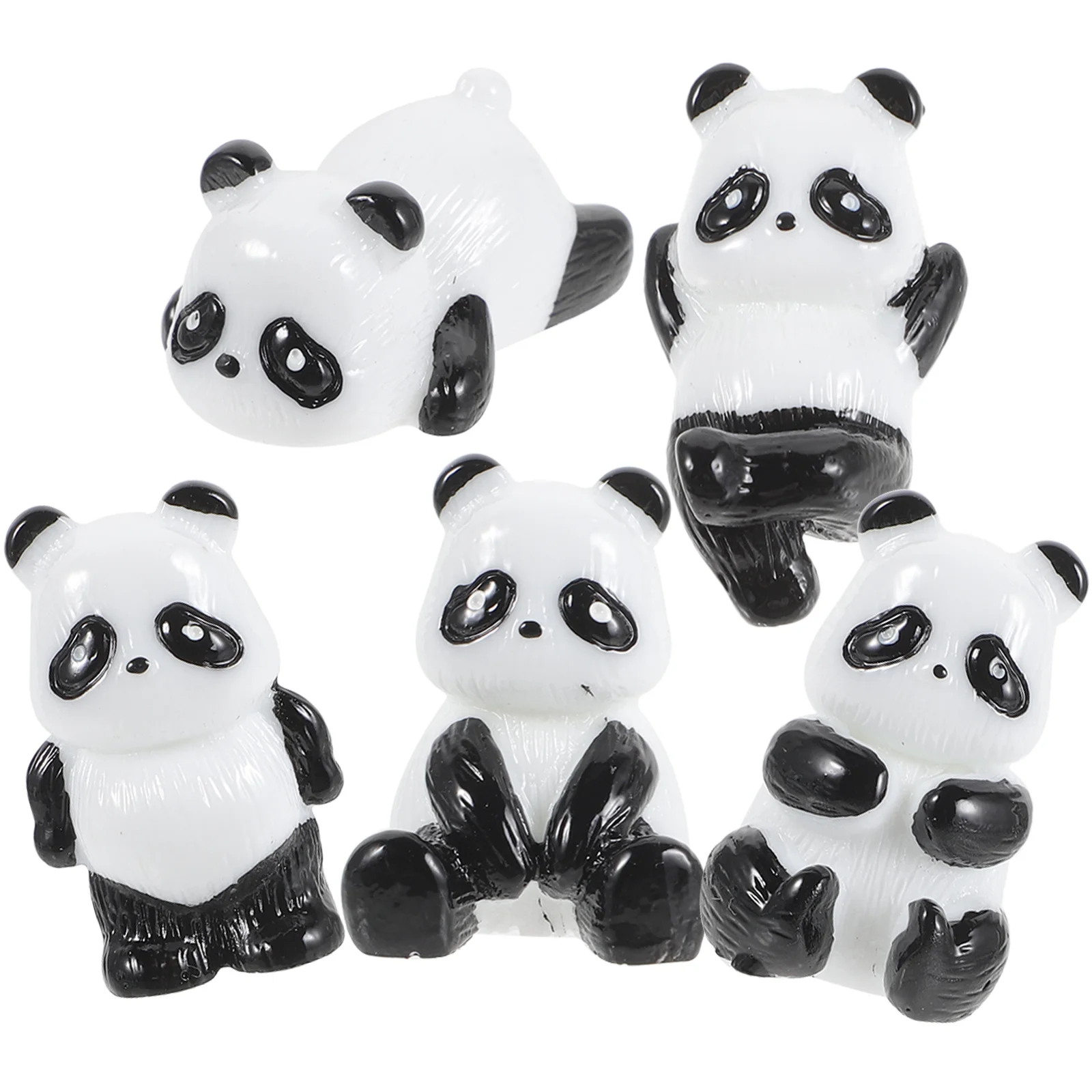 5 قطع من الزخارف المصغرة، شخصيات حيوانات متعددة الاستخدامات لمراكز الكيك ذات المناظر الطبيعية DIY، مقتنيات الهدايا #4