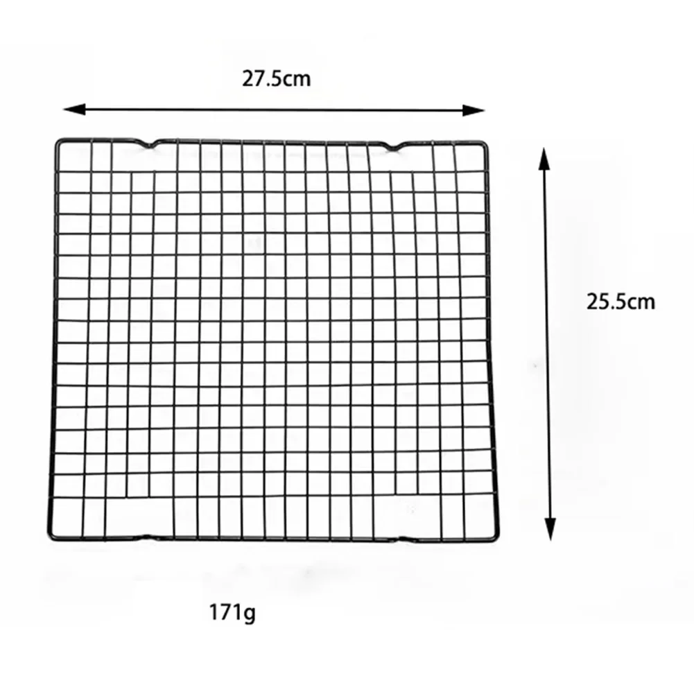 Stainless Steel Cooling Rack For Kitchen Baking And Grilling Metal Tray With Grid Design For Fast And Even Cooking