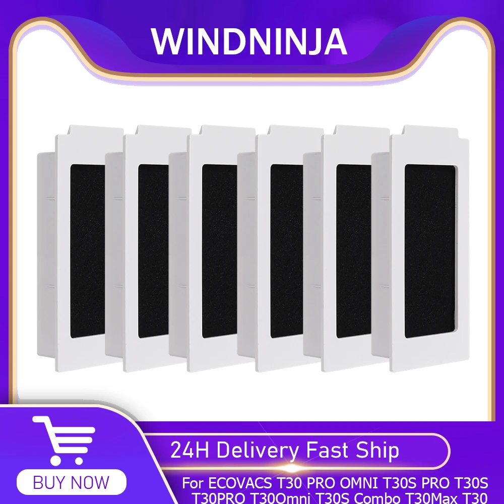HEPA-Filter für ECOVACS T30 Max T30 T30S PRO T30 PRO OMNI T30S T30 PRO T30Omni T30S Combo Roboter Staubsauger Ersatzteile Zubehör