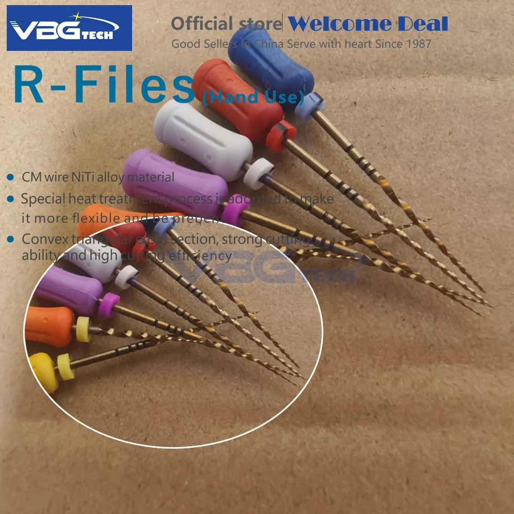 เครื่องมือรักษารากฟันแบบโรตารี่ชนิดเงิน พร้อมระบบกระตุ้นความร้อน ขนาด 31 มม. รุ่น SX-F3 สำหรับทันตแพทย์ ใช้สำหรับการรักษารากฟันซ้ำ