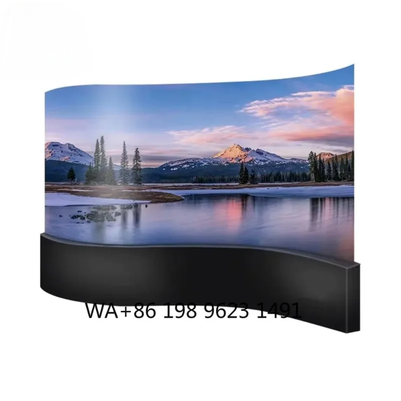 IP65 Waterproof Foldable LED Curtain Screen Flexible Rolling Display Panel for Stage Concert Big Show Commercial Advertising