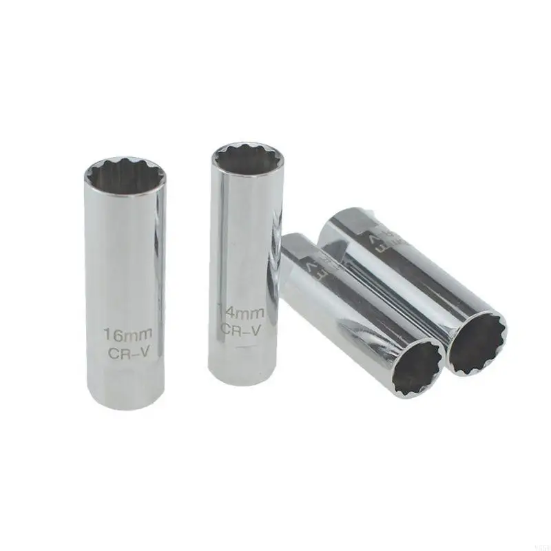 Y55e universal 14/16mm soket busi 12 titik penghapus wrench removal 12 sudut perbaikan sekrup soket pembukaan heksagonal