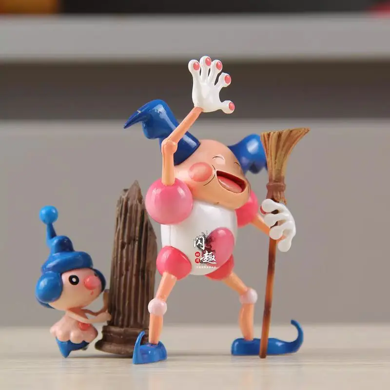 Pokemon Mr. Mime Poliwrath Model Digimon Pantimos Action Figure Manga Figurine Kawaii Doll Ornament Anime GK Statue Figuras Toys