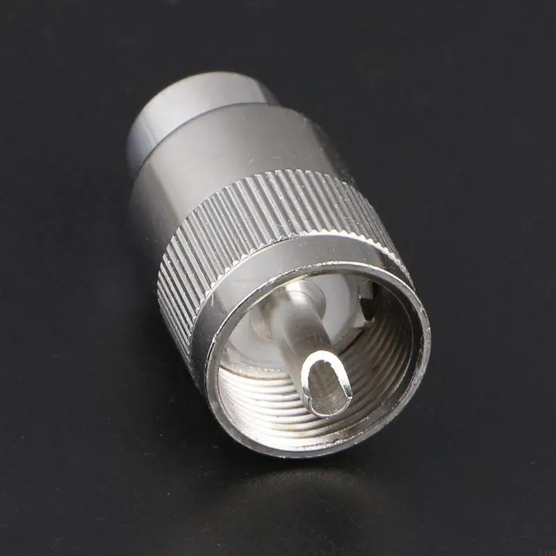 L41E UHF Male PL259 Plug Solder RG8 RG213 LMR400 7D-FB Cable Connector Silver