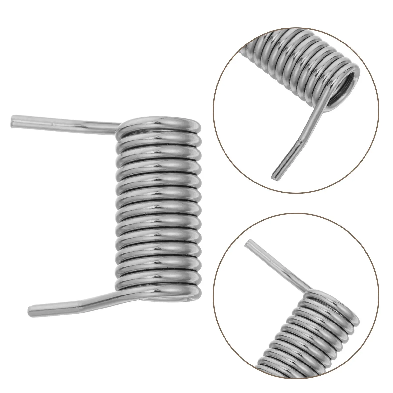 10Pcs Self Closing Door Hinge Spring Butterfly Torsion Spring Replacement 1.6mm Wire 10Mm Od 21Mm Length Silent Automatic Door