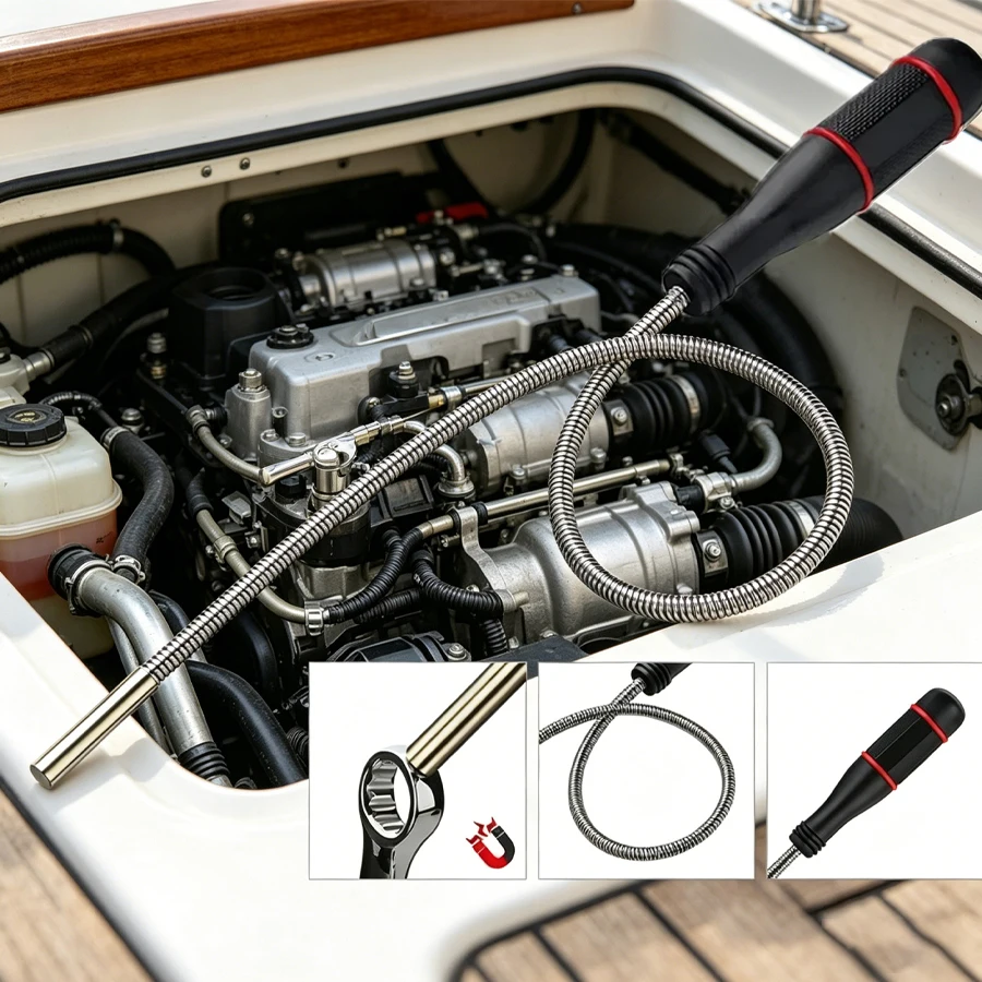 

Хит продаж: Гибкий магнитный захват с мощной присоской – изгибаемый, для авторемонта/отвода воды из раковины и многоцелевого использования