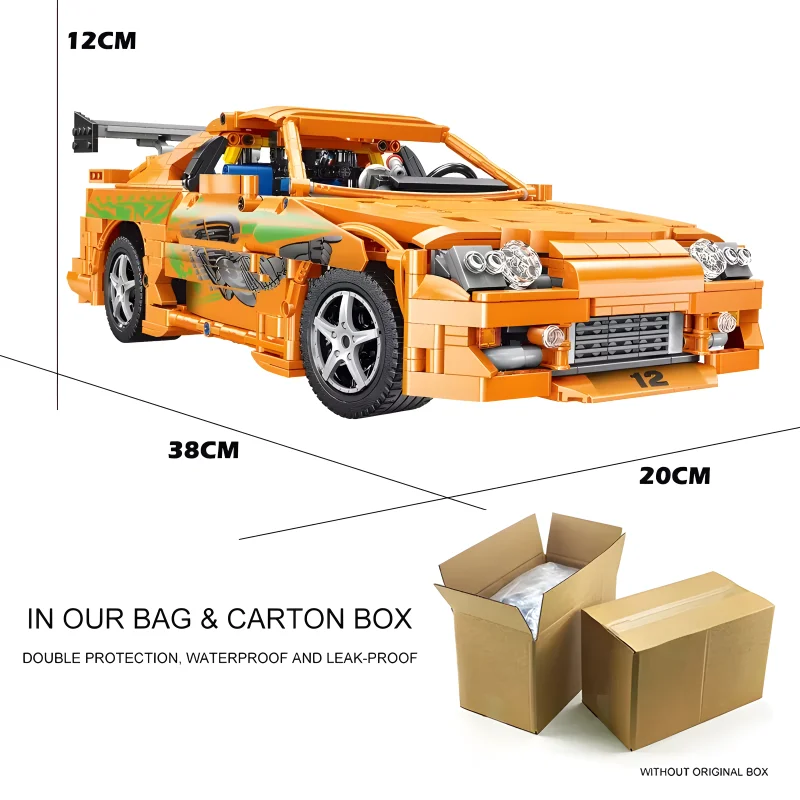 ใหม่MOC YC-QC018 Superกีฬาแข่งรถบล็อกอาคารการวิเคราะห์รถอิฐปริศนาประกอบของเล่นของขวัญคริสต์มาสสําหรับเด็ก