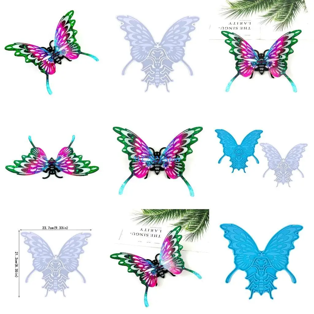 

G5GC Butterflies Resin Mold Silicone,Animal Epoxy Resin Casting Mold for DIY Crafts,Wall Hangings,Desktop,Cabinets Decor