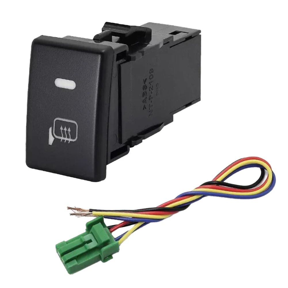 BLACK LED Instrument Panel Switch Dashboard Control Button Working Temperature -20 To 80 C 3A Current Rating Dashboard Fitment