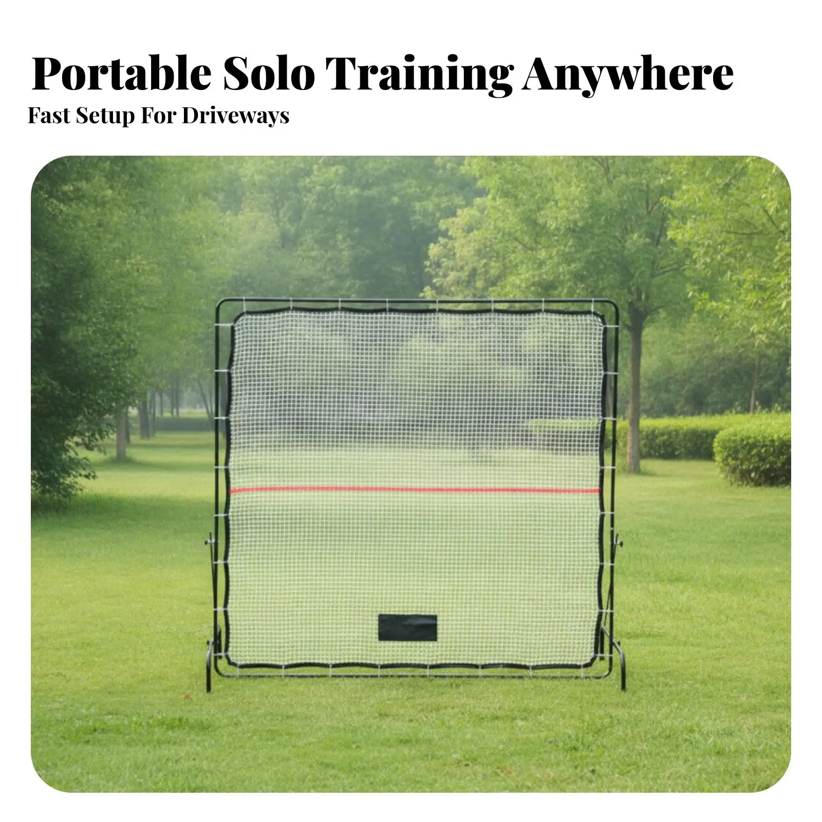 Tennis Rebound Training Net Long-Lasting Tennis Rebounder Net Realistic