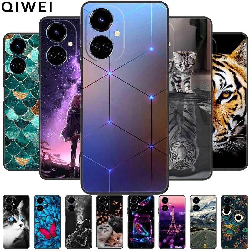 For Tecno Camon 19 Pro 4G 5G Case Lovely Cats TPU Soft Phone Covers for Tecno Camon 19 / Camon19 Neo Protection Cases Funda Capa