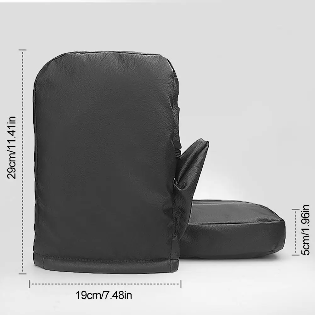 دراجة نارية المقود يفشل معدات الشتاء قفازات دفئا قفازات مقاوم للماء غطاء مقبض الدراجة أغطية اليد تدفئة #6