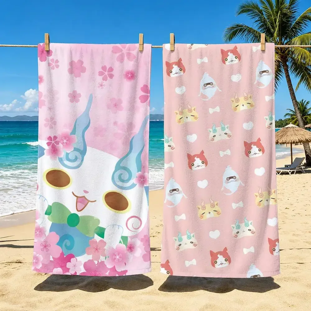 Game Y-Yo-kai Watch Towel Towel beach towel, quick drying absorbent bath towel for Swim,Gym,Camping,Outdoor hot