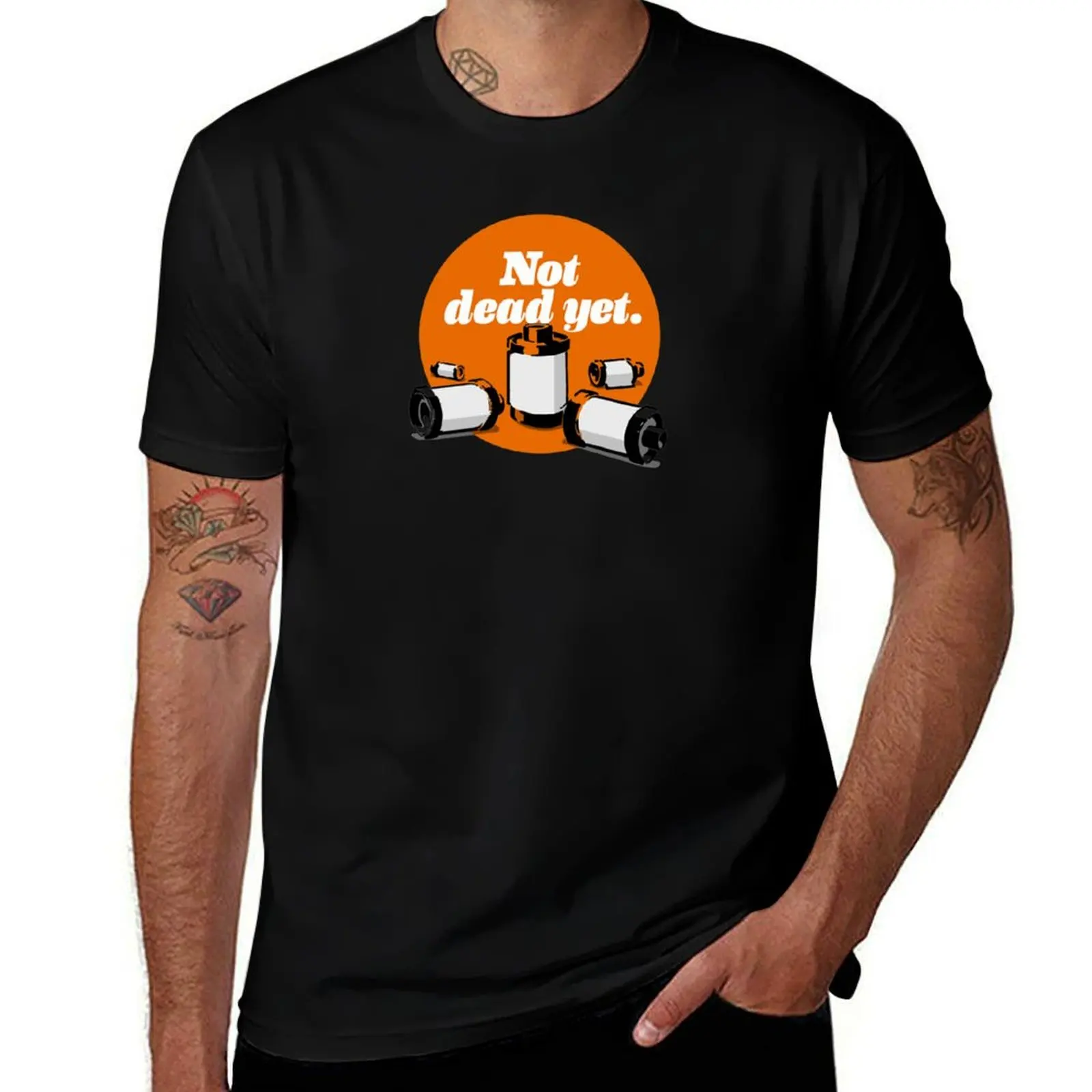 

Film's not dead yet T-Shirt t shirt for man t shirts for man pack cotton T-Shirt