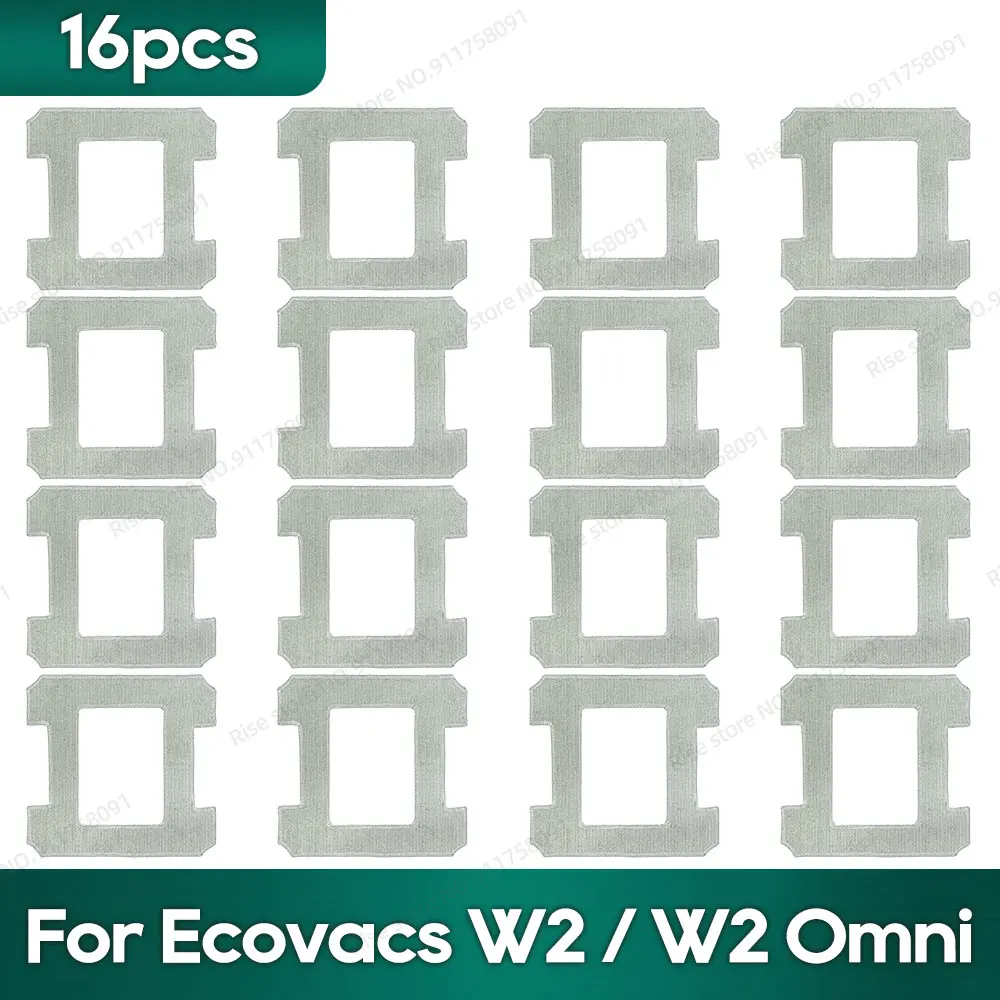 

Compatible for Ecovacs W2 Omni, W2 Pro Robotic Window Cleaner Accessories Mop Cloths Rag