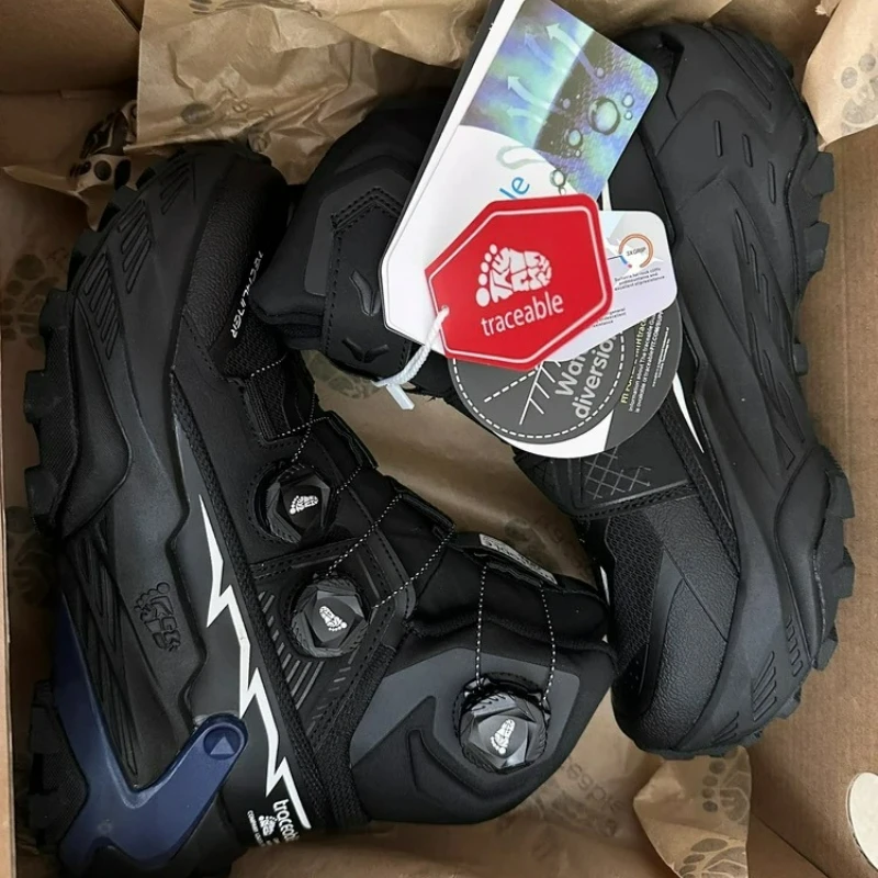 Professionelle Wanderschuhe für Damen und Herren, Schwarz-Silber, Outdoor-Schuhe, Unisex, Hochwertige Trekking-Stiefel, Bergschuhe für Paare – Detail 7