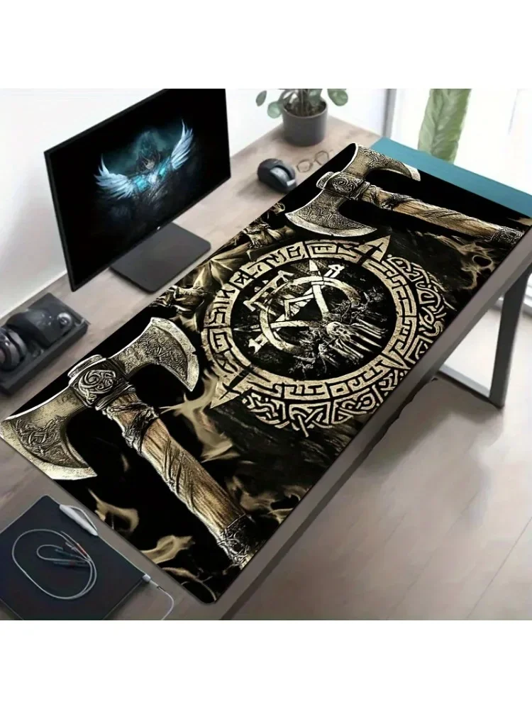Viking Art Rune Pattern Office Laptop Gaming Geburtstagsgeschenk Mauspad