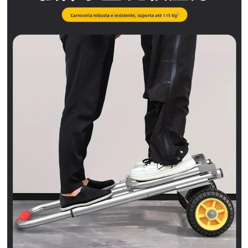 portable-miniature-load-bearing-hand-pulling-cart-heavy-goods-moving-stacking-convenient-shopping-cart-for-buying-vegetables