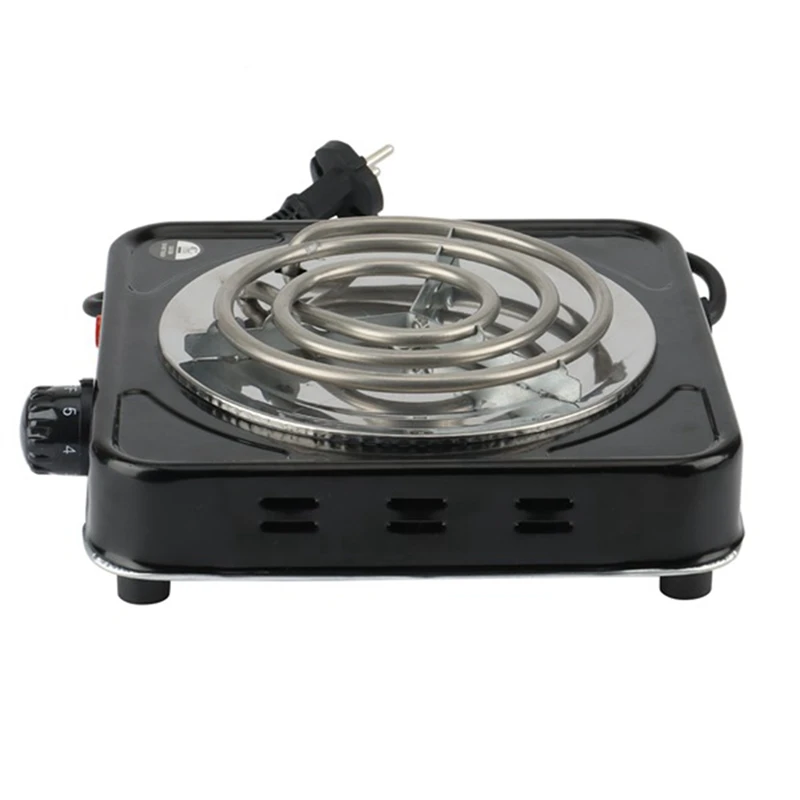 Premium Electric Single Hob 1000W-5 Power Levels Solid Electric Stove Top Single For Office,On The Go And Home EU Plug