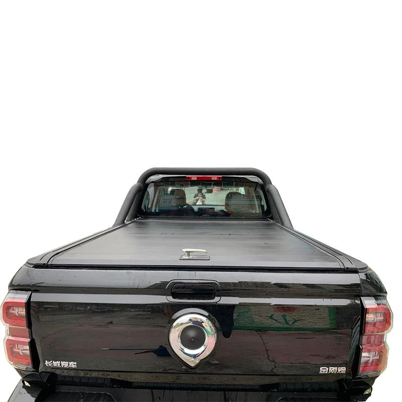 Hard Sliding Truck Bed Pick Up Retractable Double Cab Back Roller Tonneau Cover For Isuzu Dmax