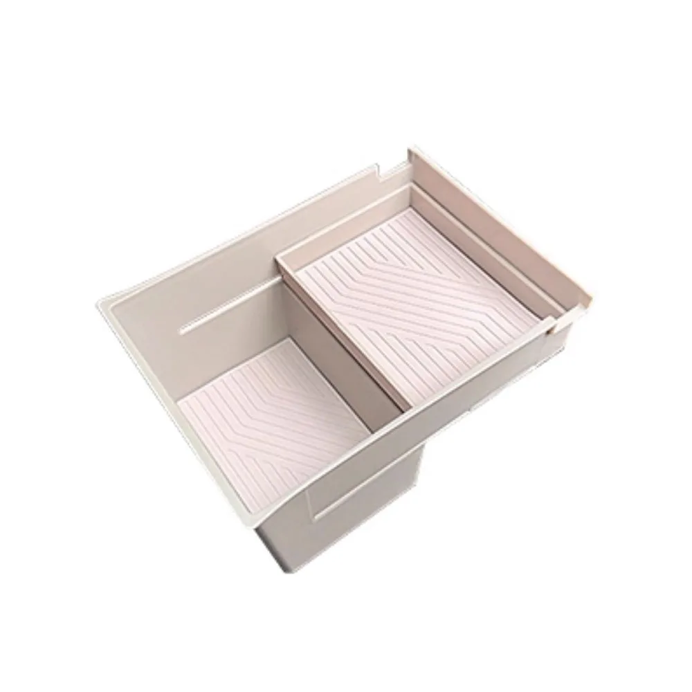 ل BYD دولفين الذكية القيادة الطبعة 2025 مسند الذراع صندوق طبقة مزدوجة صندوق تخزين تعديل السيارة صندوق تخزين منزلق