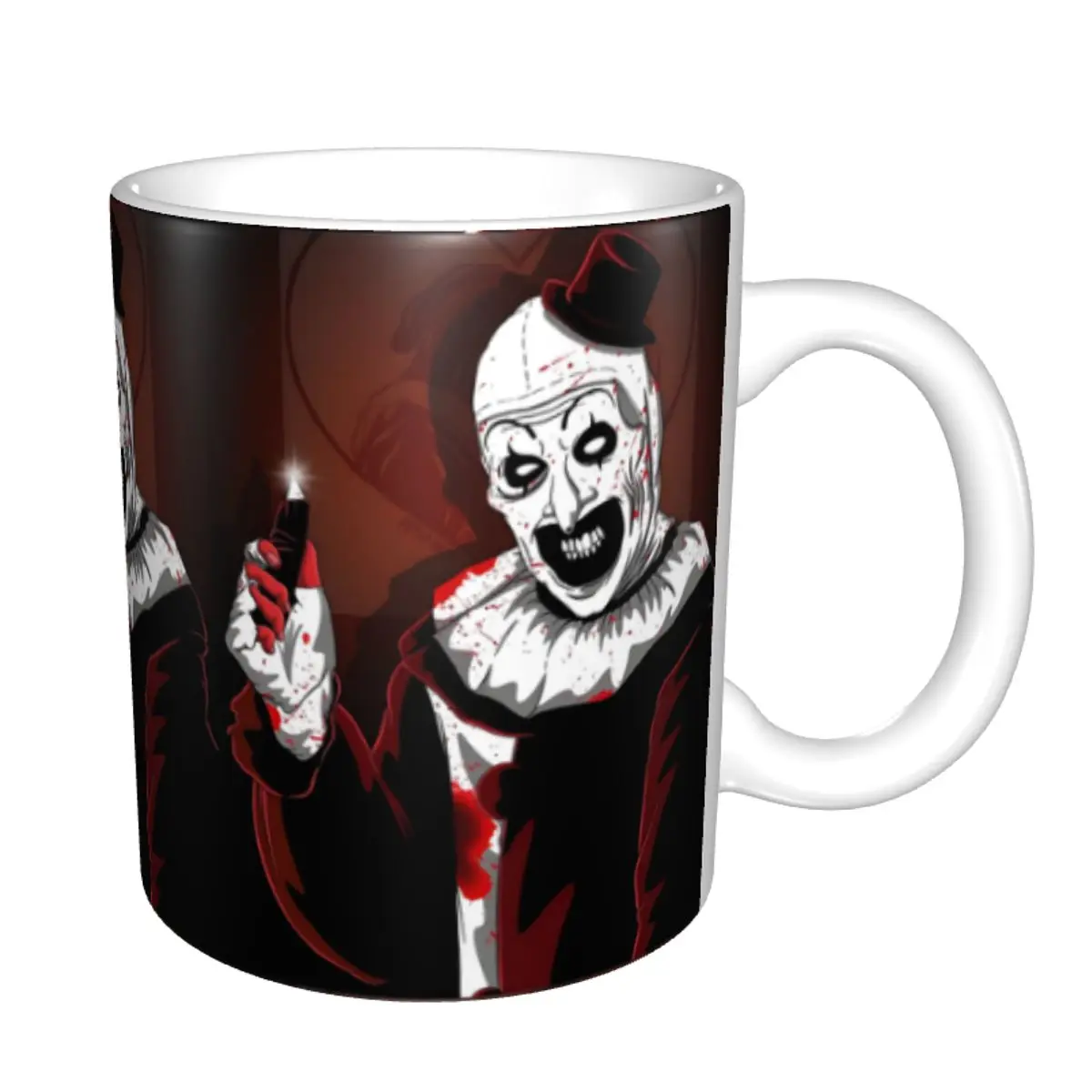 Customized T-Terrifiers Horror Movie Coffee Mug DIY Ceramic Milk Tea Cups