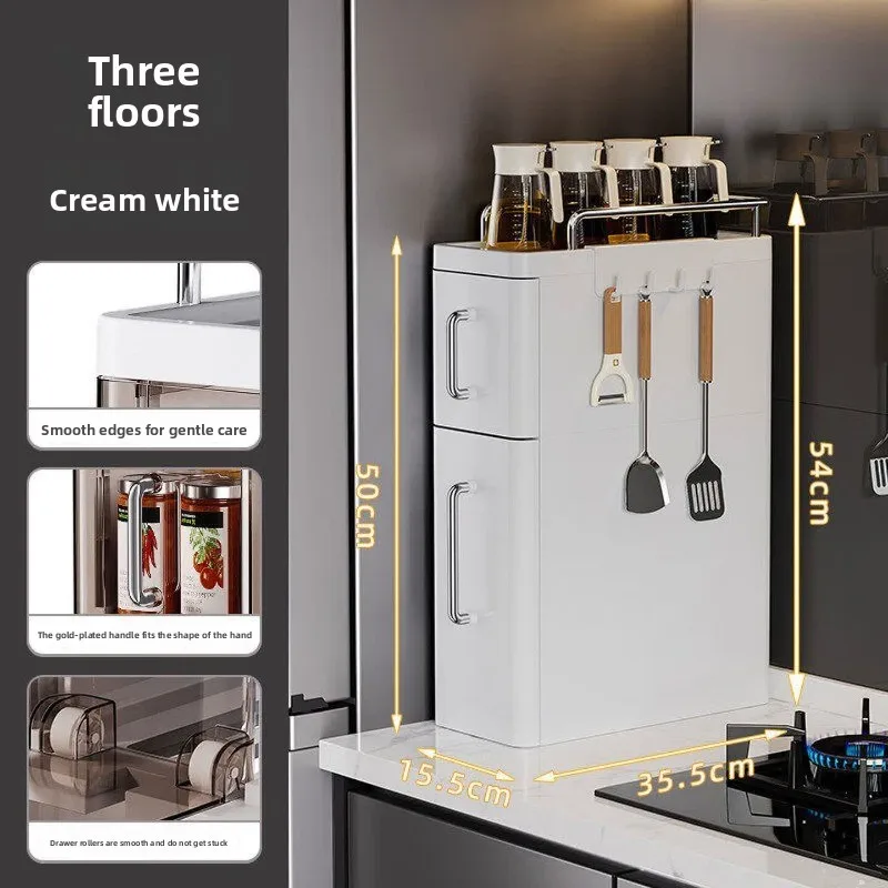 Kitchen racks, special countertop wall-mounted triangular corner cabinets