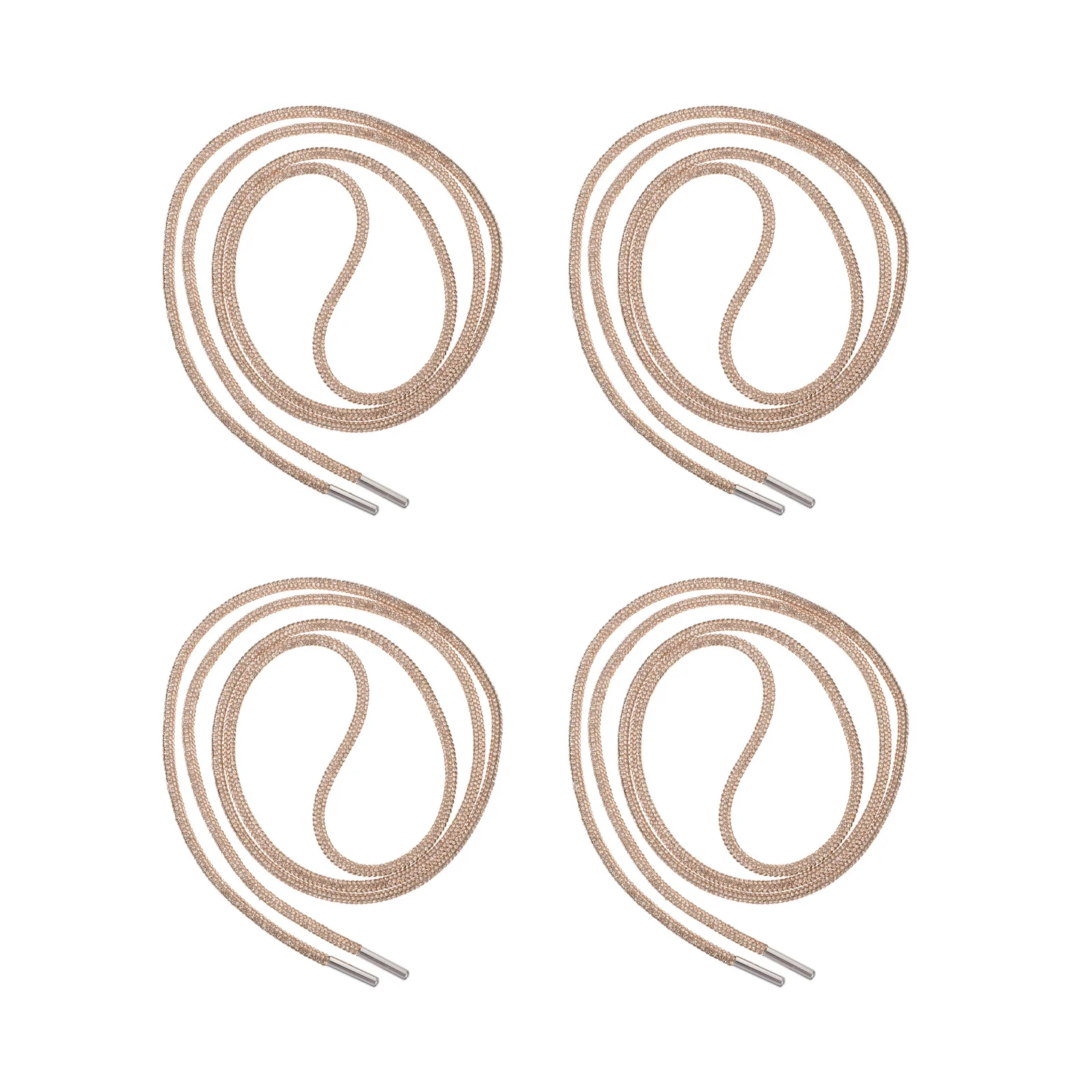 

4Pcs Rhinestone Shoelaces Decorative Shoe Laces Fashionable Accessories for Women Shoes Shoelaces Decorative Shoe Laces