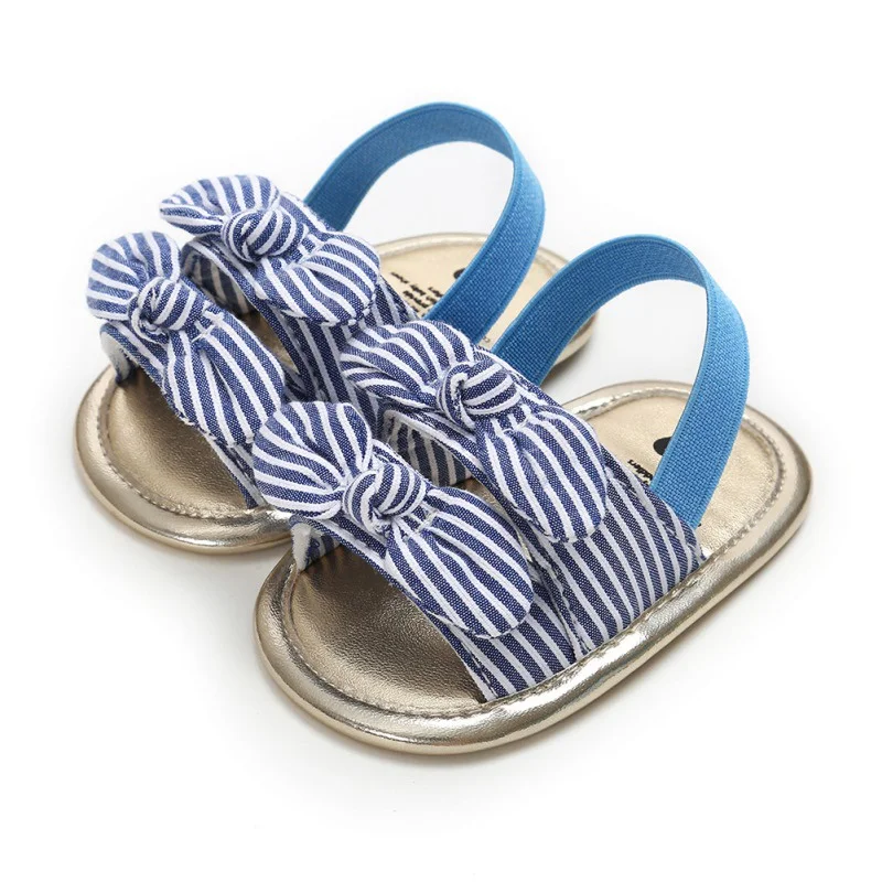 

Summer Newborn Girls Non-slip Sandals Prewalkers Toddler Indoor Bowknot Shoes Baby Girl Beach Casual Polka Dot Sandal