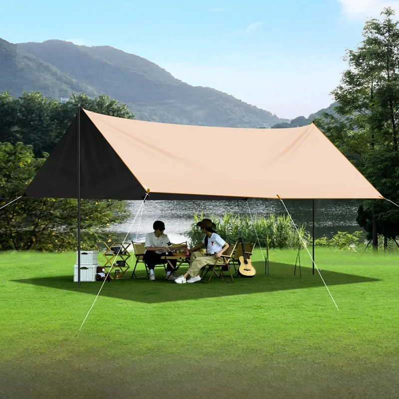 new-titanium-cold-thickened-outdoor-camping-tent-waterproof-rainproof-sunshade-canopy-tent-portable-travel-storage-organizer