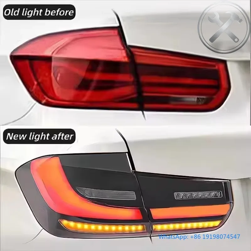 

2013-2018 Mid Size Sedan F30 F35 Full LED Headlight & Taillights Assembly Rear Lamp Modification 12V Waterproof Auto Parts