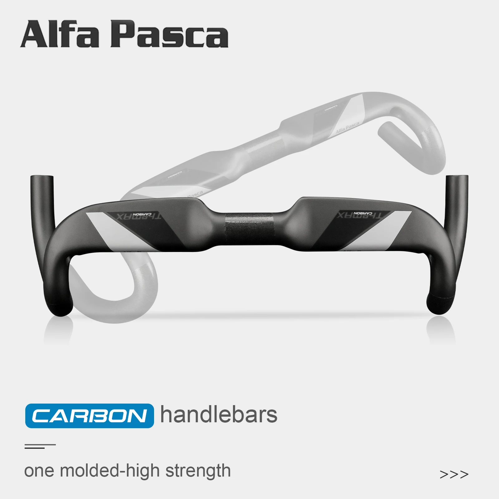

Alfa Pasca Road Bicycle bar Speed Carbon Handlebars, UD Matte,Inner Routing Bent Bars 458/478/498mm Bike Accessorie 15Degree New