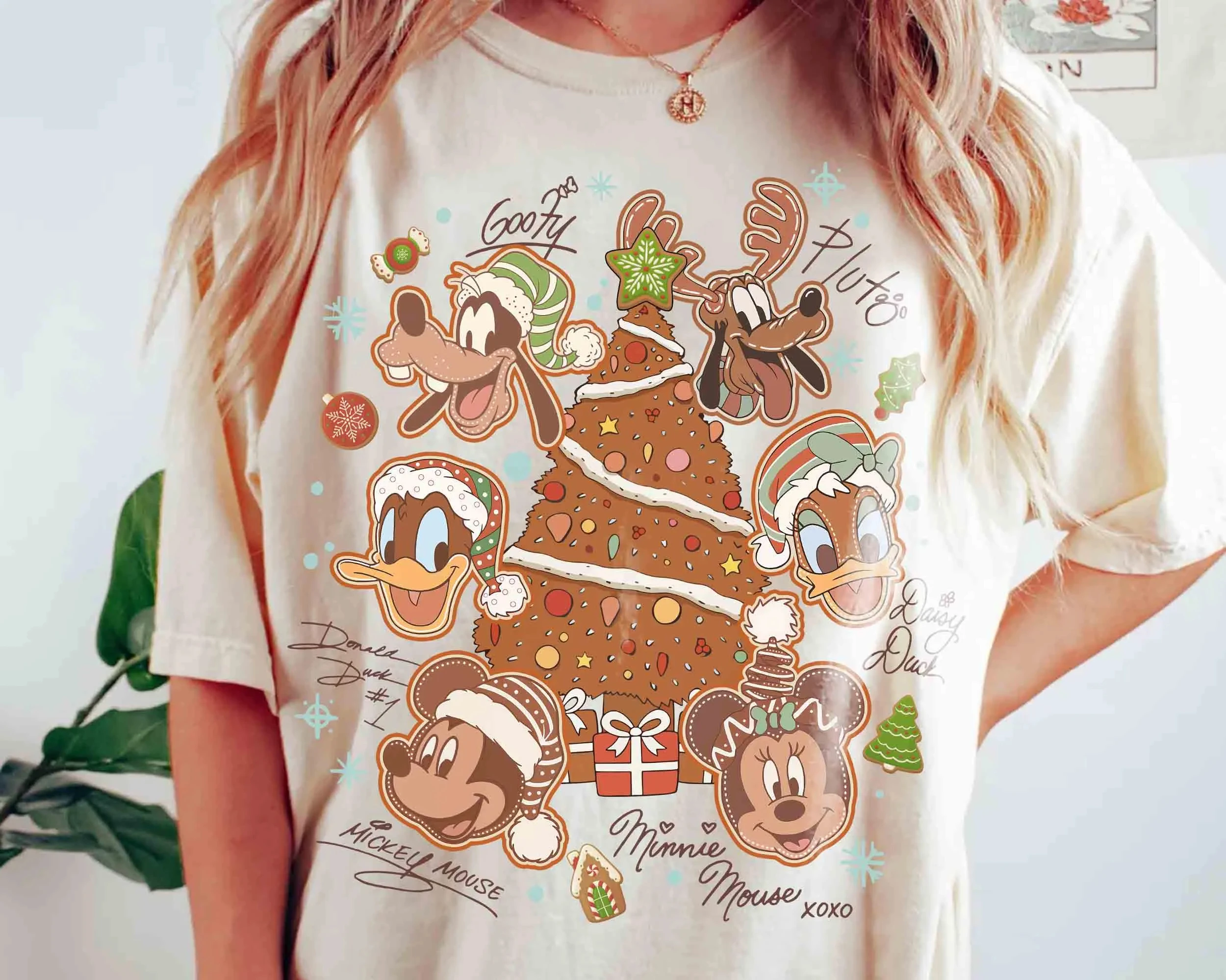 

Retro Disney Mickey and Friends Merry Gingerbread Christmas Signature Shirt, Disney Gingerbread Castle Christmas Sweatshirt