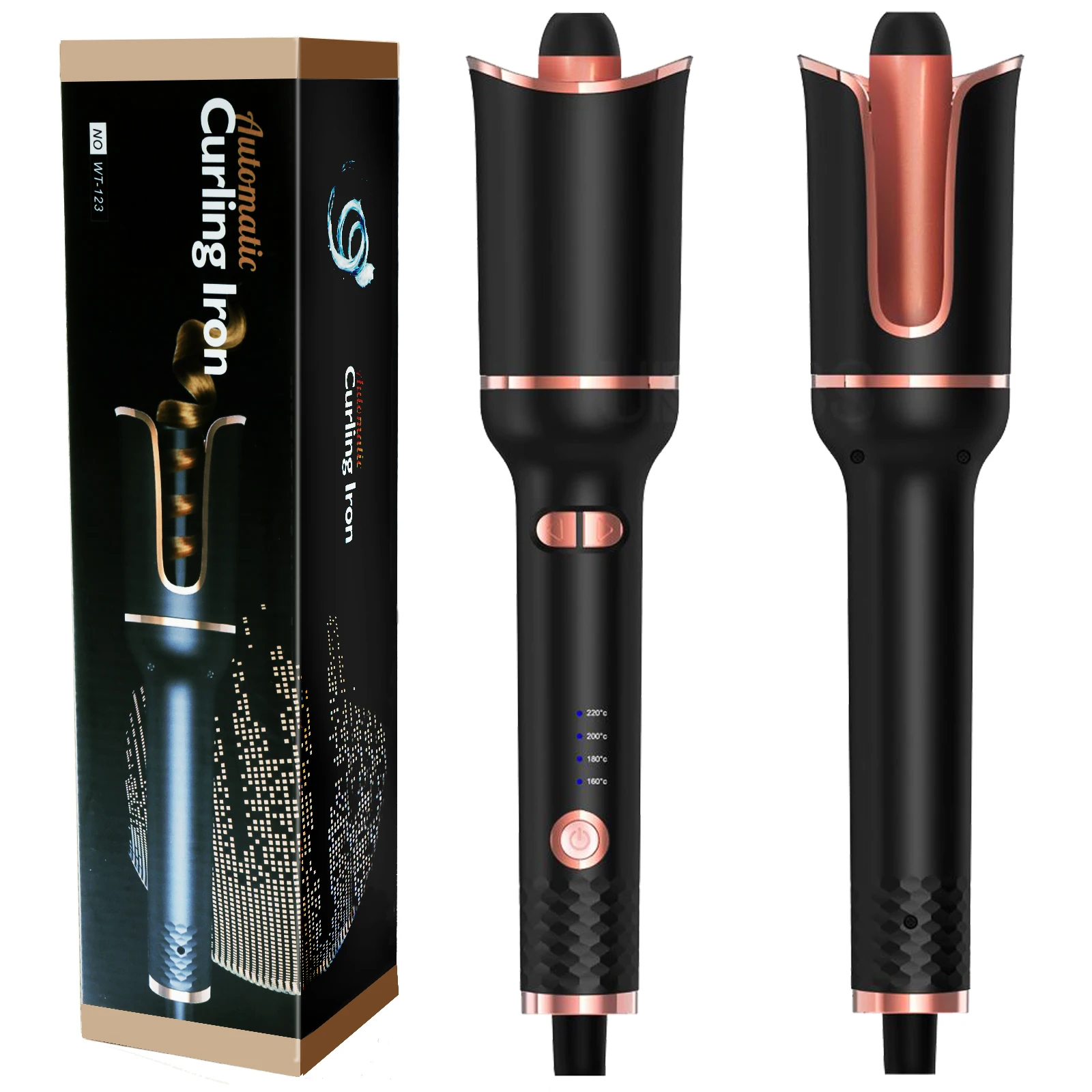 

Auto Rotating Hair Curler Air Curler Spin Curl Ceramic Curling Iron Automatic Curling Wand Electric Hair Waver Iron Styler