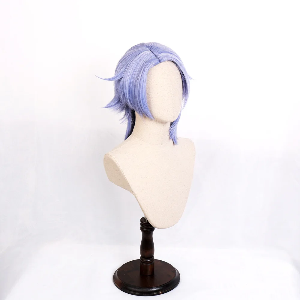 Parrucca Genshin Impact Ayaka Mikami Parrucca cosplay Parrucca di colore sfumato