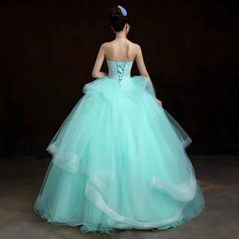 Robe De bal personnalisée à la mode, robes De Quinceanera, avec des Appliques, robes De bal d'anniversaire, occasions formelles, douce 16 ans