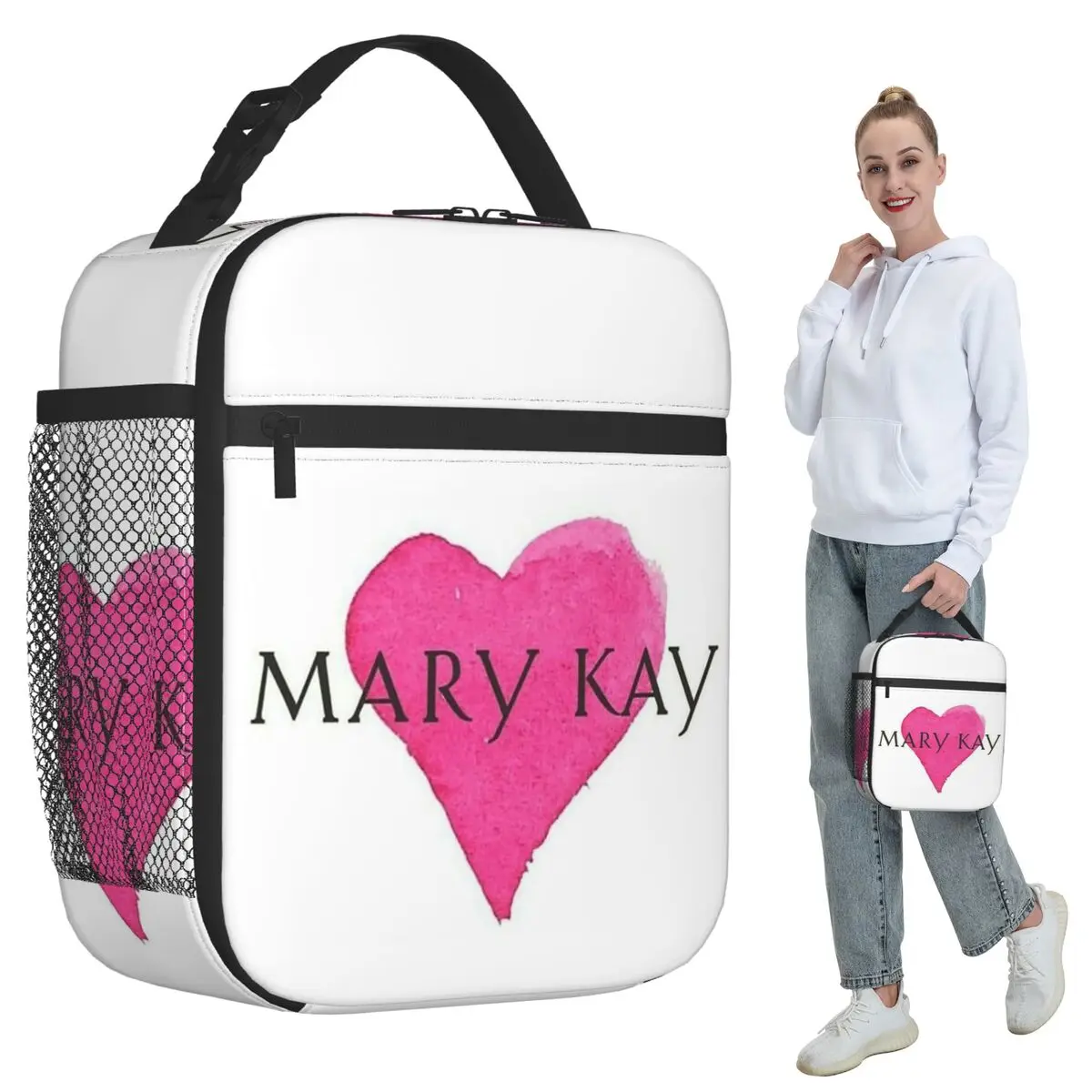 

Термосумка для обедов Mary Kay для женщин, офисный термоконтейнер для еды, портативный ланч-бокс