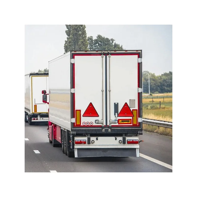 Red Rear Reflectors Car Accessories Triangle Reflective Fit for Trailer Motorcycle Caravan Truck Boat image 4