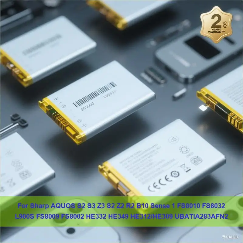 

Battery For Sharp AQUOS S2 S3 Z3 S2 Z2 R2 B10 Sense 1 FS8010 FS8032 L900S FS8009 FS8002 HE332 HE349 HE312/HE309 UBATIA283AFN2