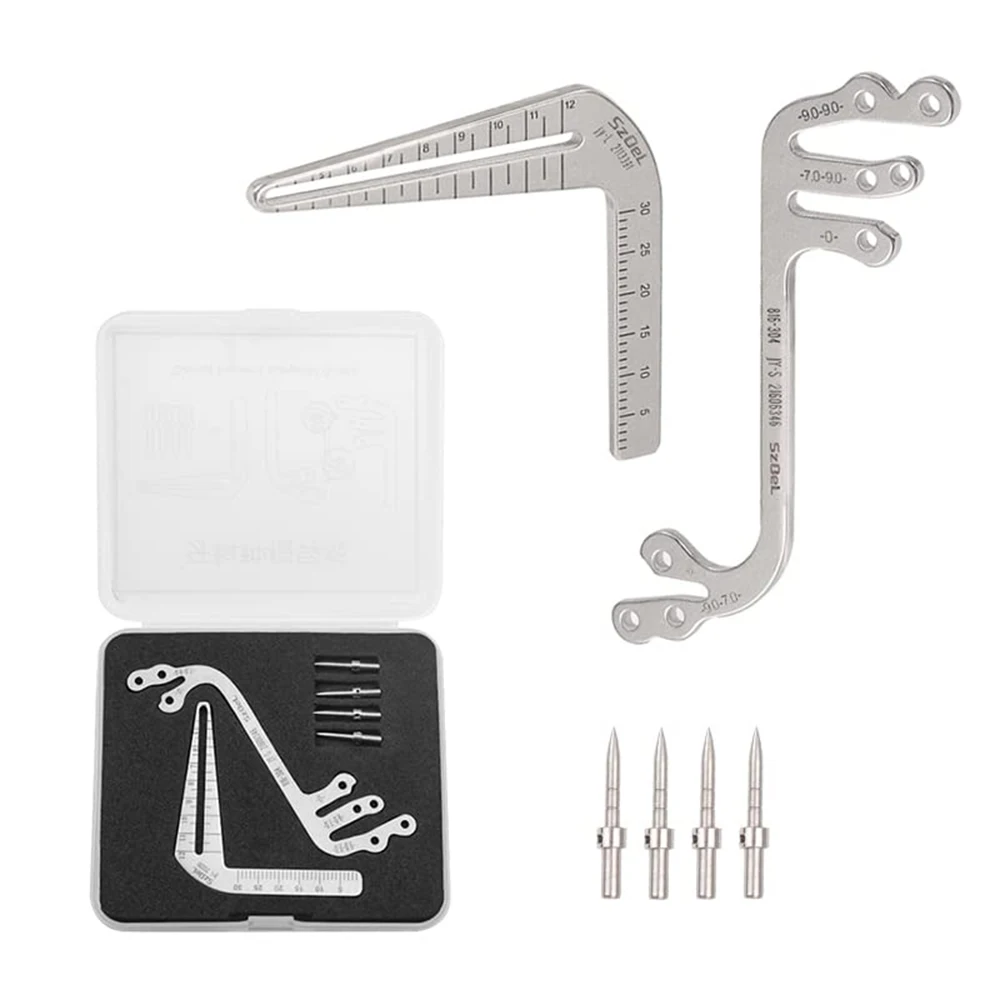 Dental Implant Guide Oral Planting Locator Drilling Positioning Ruler Positioning Guide Angle Ruler Autoclavable Implant Tools