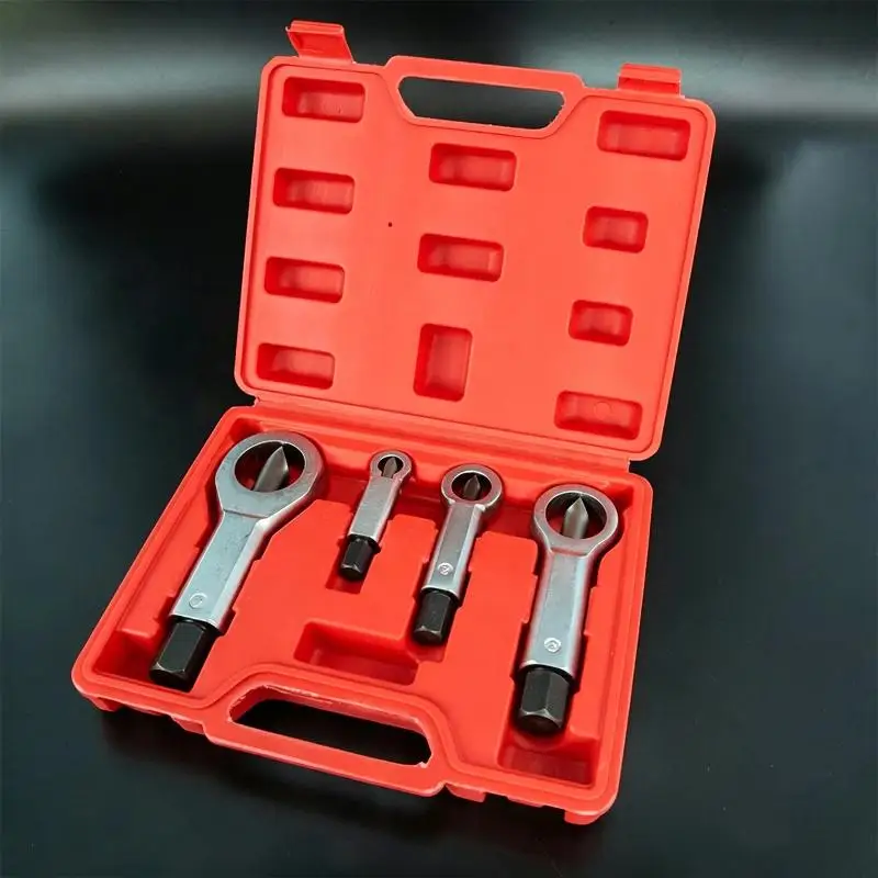 Manual Nut Screw Splitter Remover Tool Set Steel Rusted Nut Breaker Cracker for Bicycle Car Repair Home Use