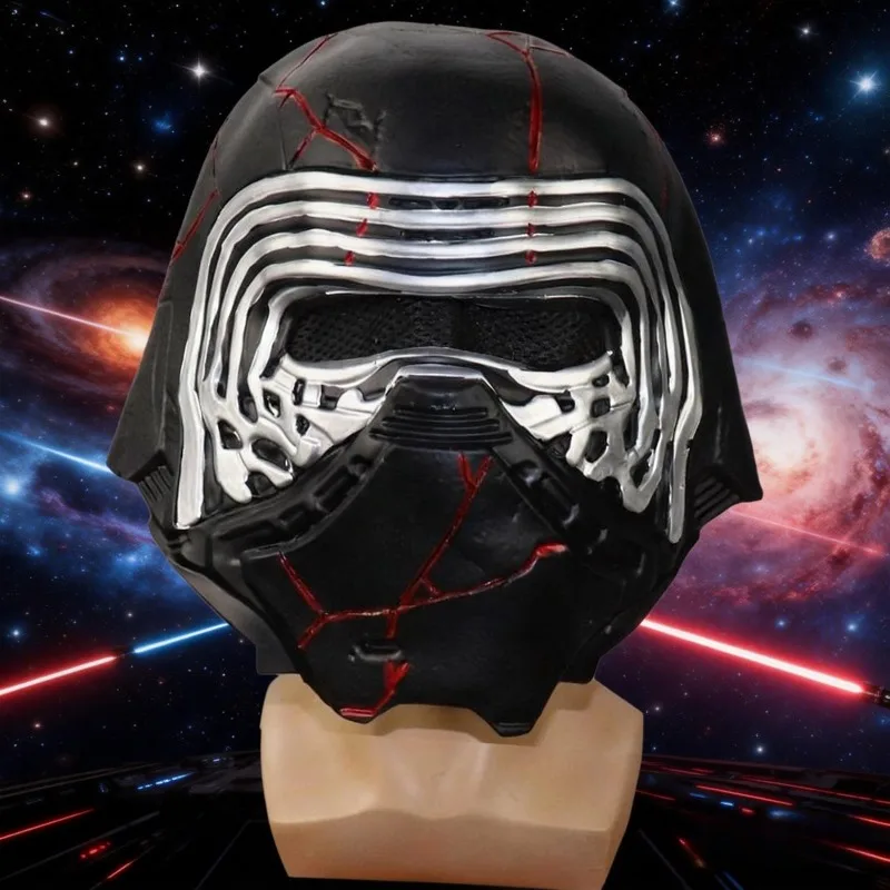 

Новый шлем «Звездные войны Кио Рен», косплей, восстановление маски Скайуокера, реквизит, шлемы из ПВХ, маски для Хэллоуина, реквизит, подарок