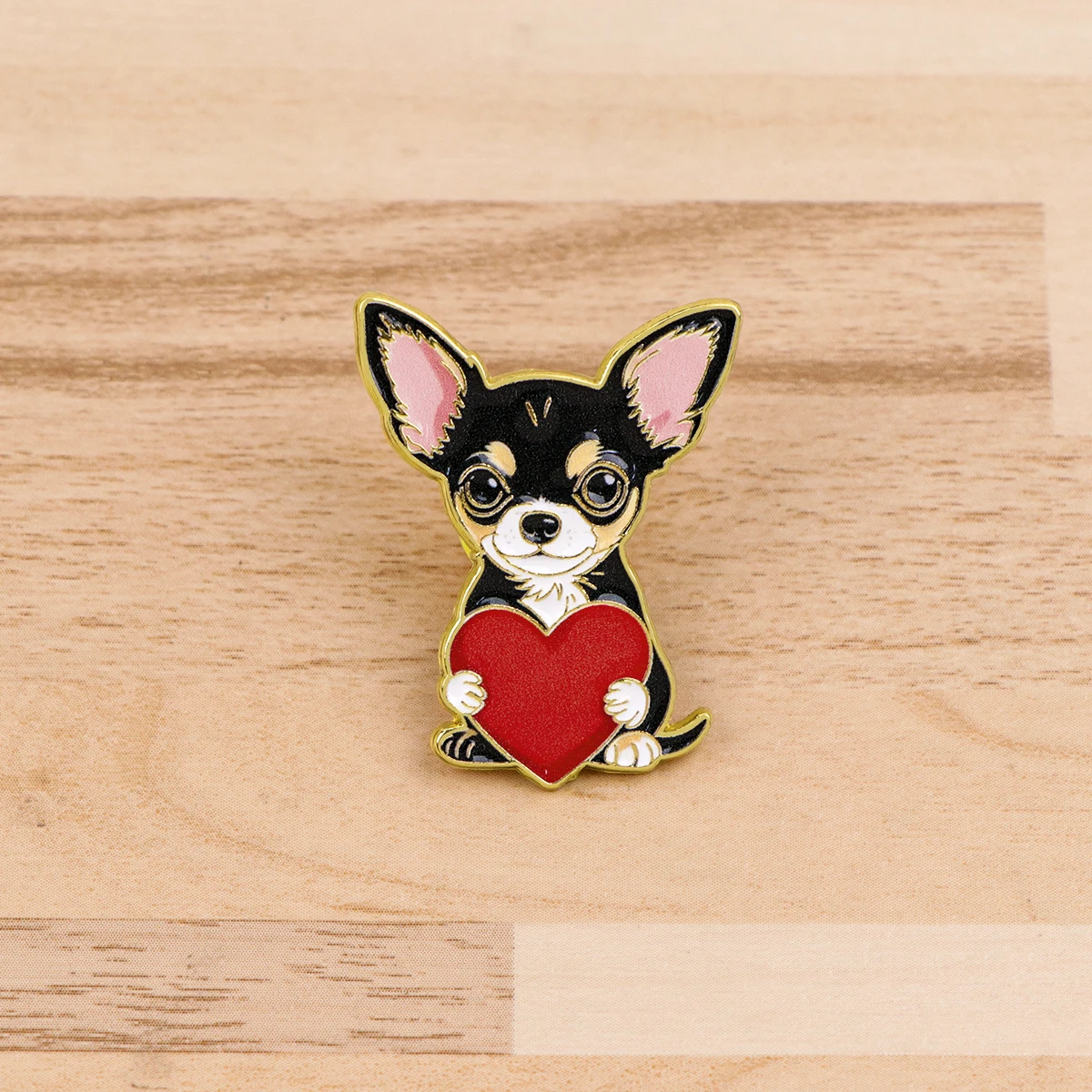 Cute Cat Dog Enamel Pin Flower Animals Brooches for Backpacks Hats Jackets Funny Lapel Badges Constume Jewelry Gifts for Friends view 5