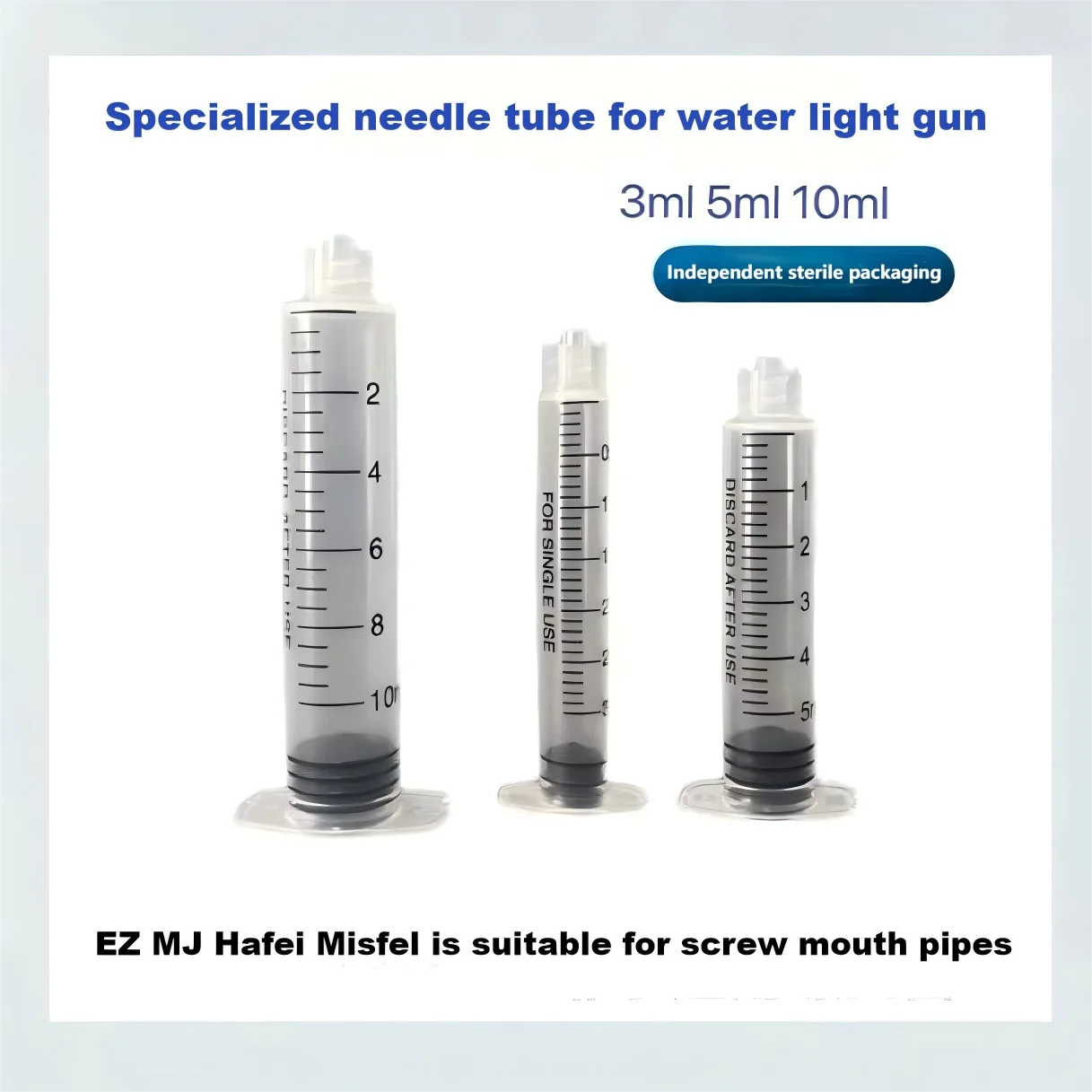 

10pcs 5/9 Pins Needles Tip Negative Pressure Cartridge Filter Syrings Tube For EZ MJ Vacuum Mesotherapy Gun Injector Accessories