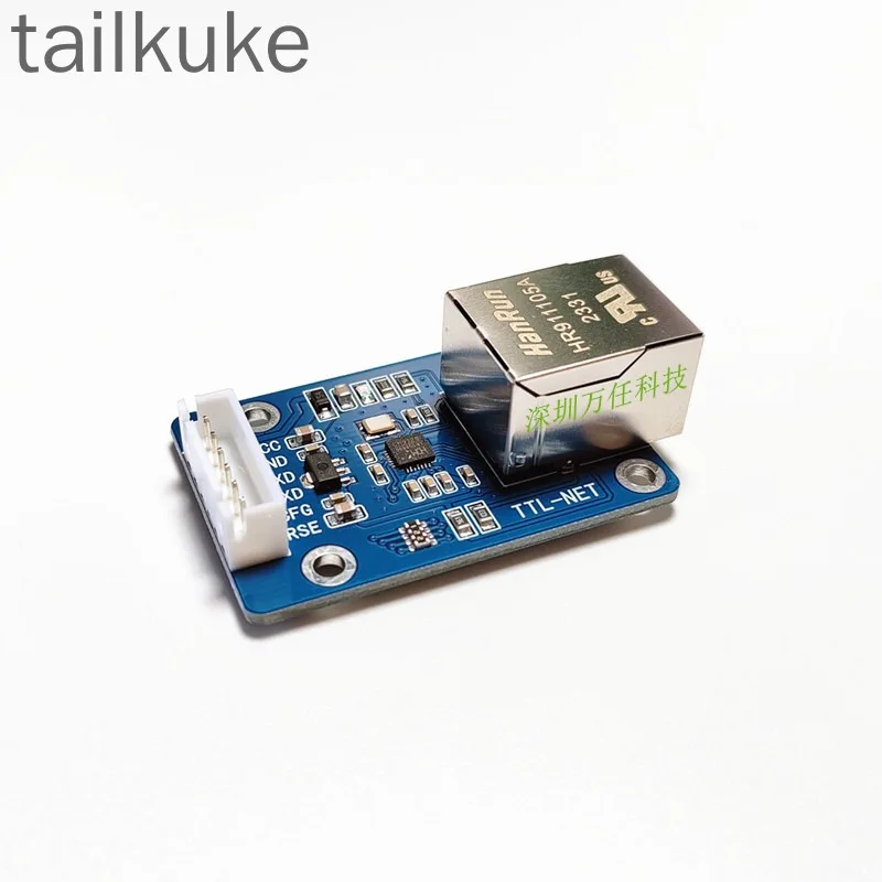 

TTL Serial Port to Network Port/UART/232/485 to Ethernet/RJ45/data Transparent Transmission/CH9120 Module
