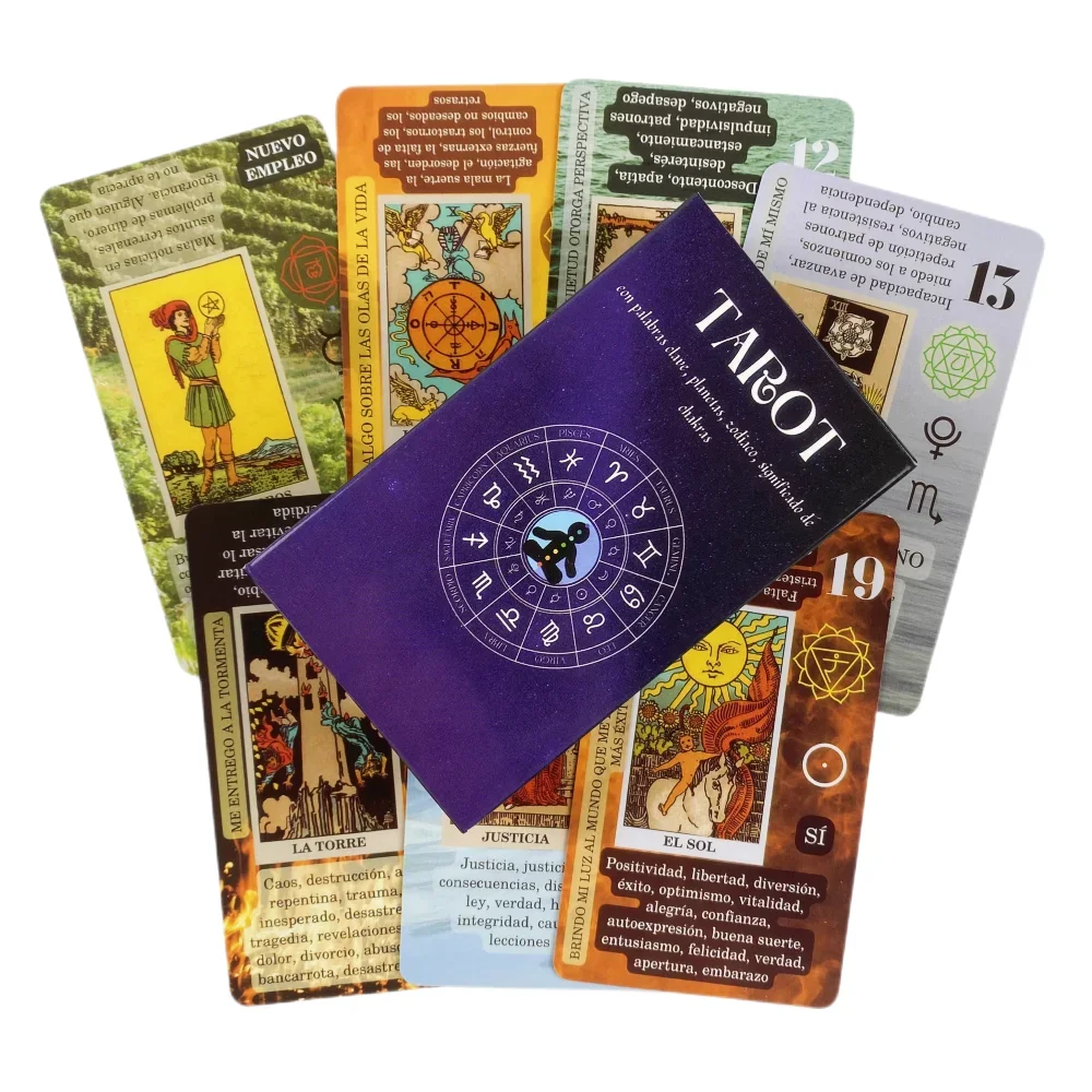 Viceversa Tarot Cards Divination Deck English Versions Edition Oracle Board Playing Table Game For Party